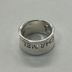 Chanel Logo Wide Ring Clover — view 8