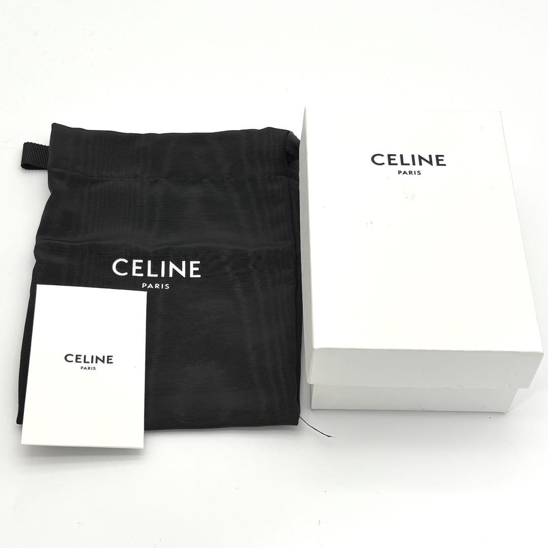 Celine Wallet Small Flap Triomphe Gray — view 9