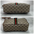 Gucci GG Sherry Line Shoulder Bag Brown Leather — view 8