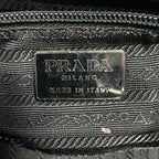 Prada Enamel Patent Leather Hand Bag Kiss Lock Black — view 9