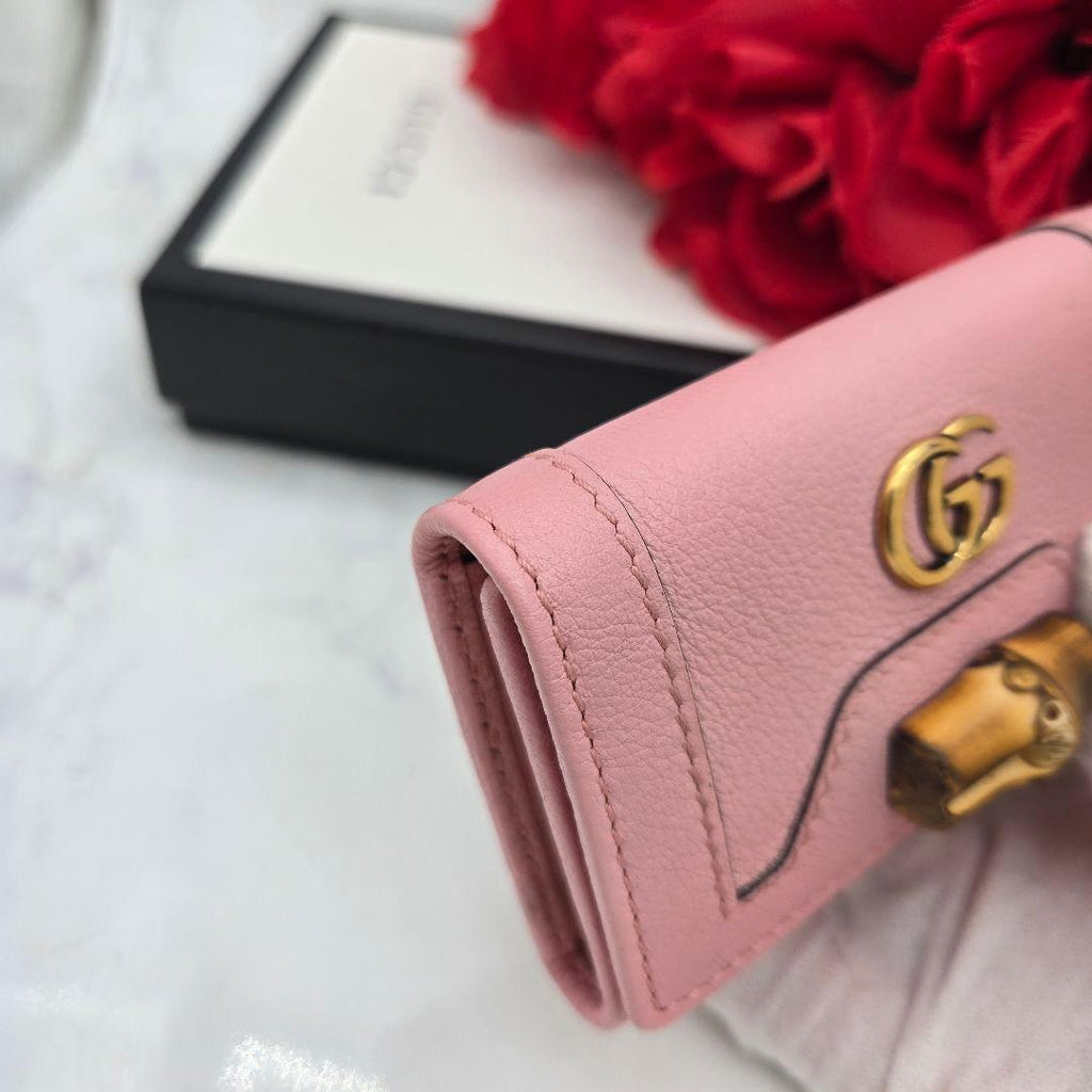 Gucci Key Case GG Diana Bamboo Key Holder — view 4