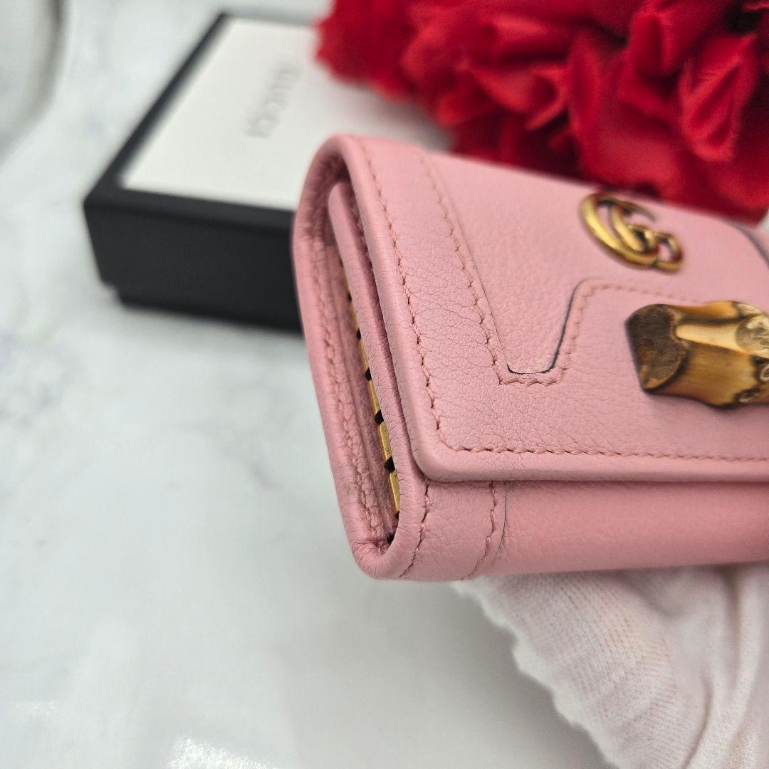 Gucci Key Case GG Diana Bamboo Key Holder — view 5