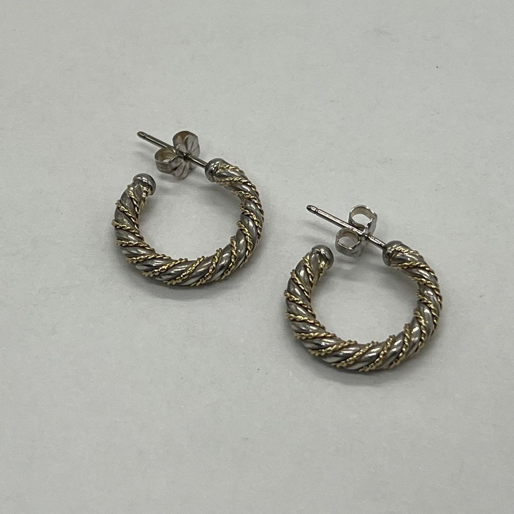 Tiffany & Co. Twist Hoop Earrings YG
