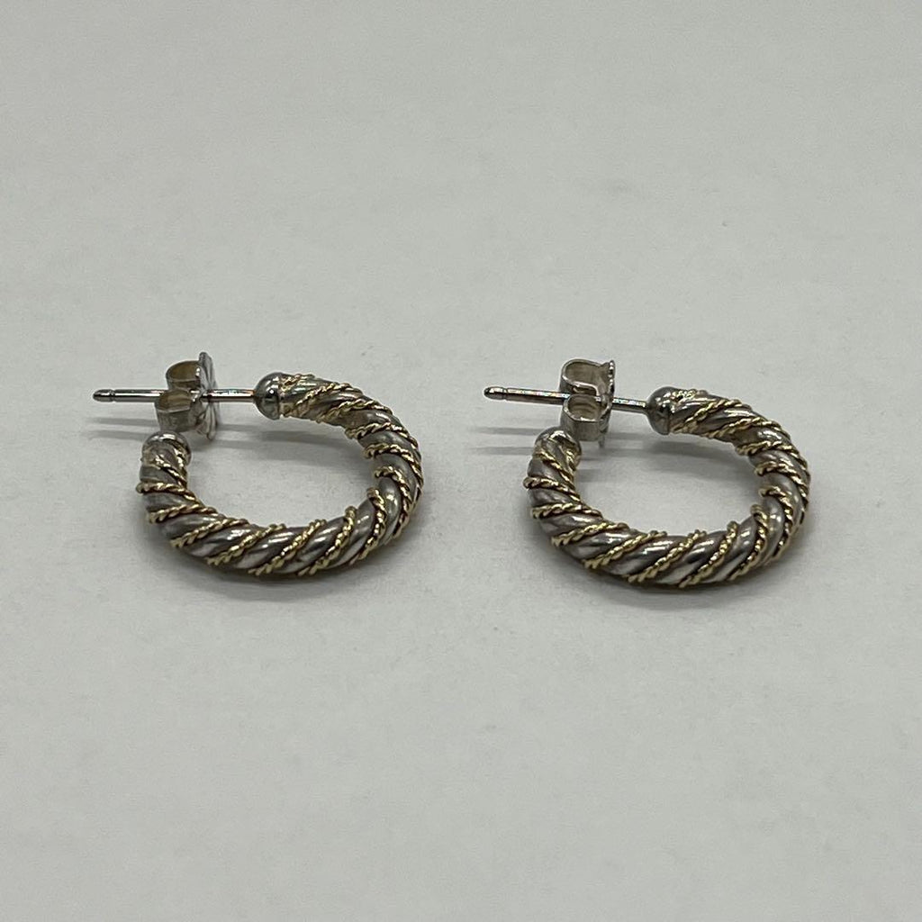 Tiffany & Co. Twist Hoop Earrings YG