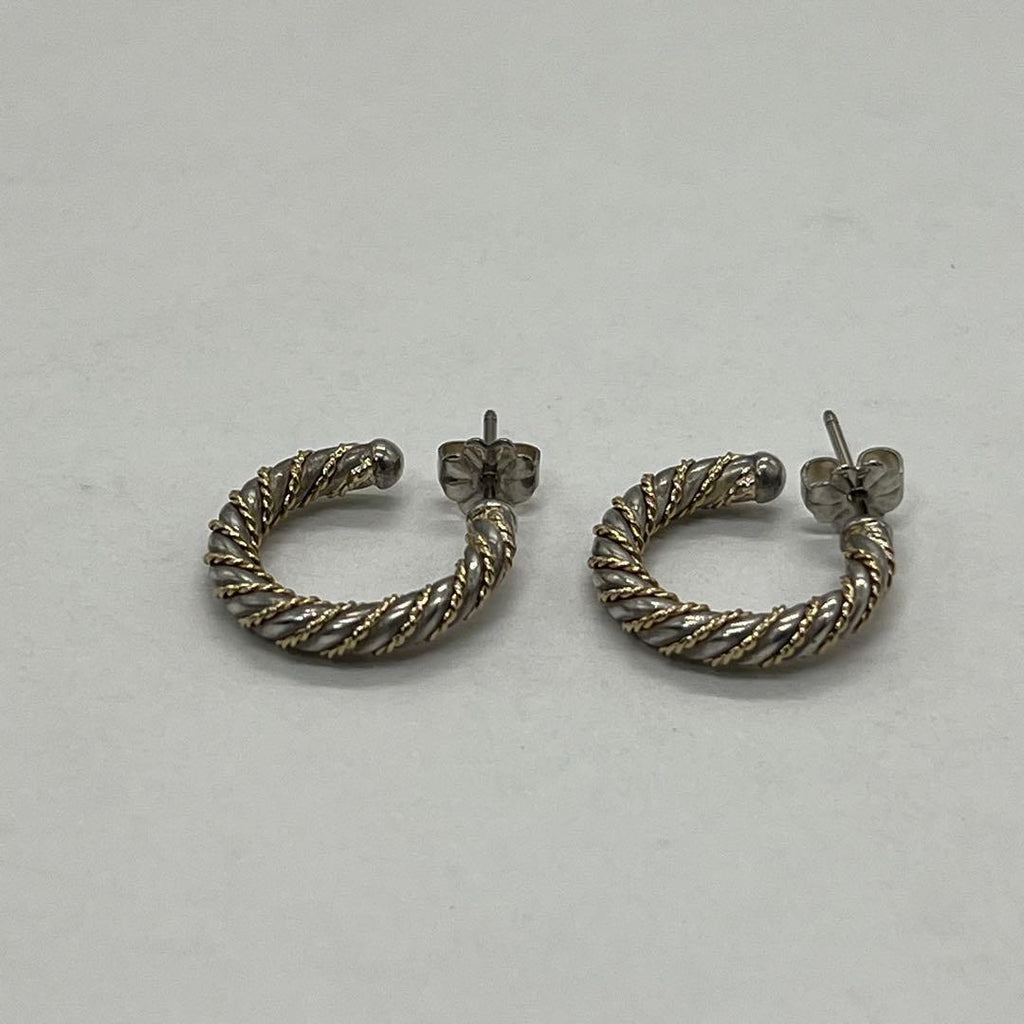 Tiffany & Co. Twist Hoop Earrings YG