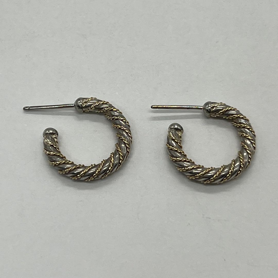 Tiffany & Co. Twist Hoop Earrings YG
