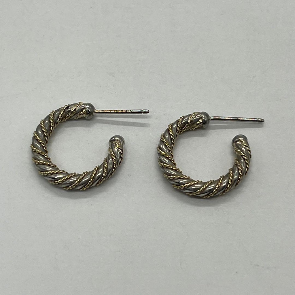 Tiffany & Co. Twist Hoop Earrings YG