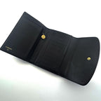 Chanel Wallet Jumbo CC Logo Caviar Trifold Charm Black — view 6