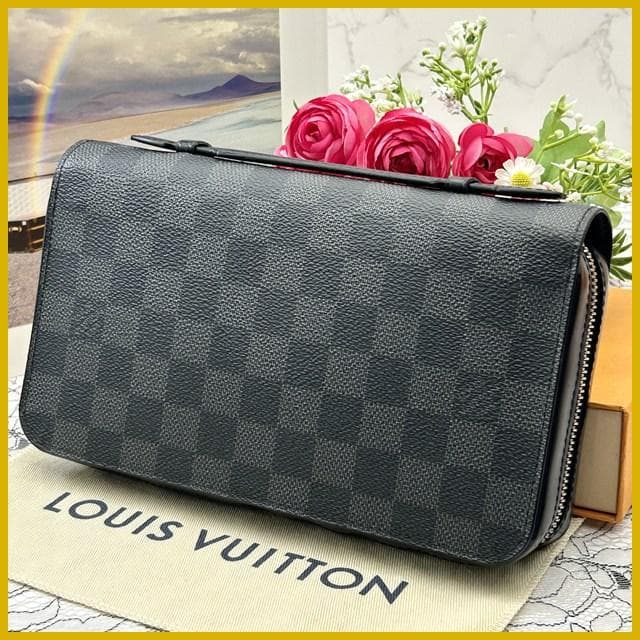 Louis Vuitton Zippy XL Damier Graphite Wallet