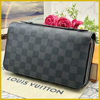 Louis Vuitton Zippy XL Damier Graphite Wallet