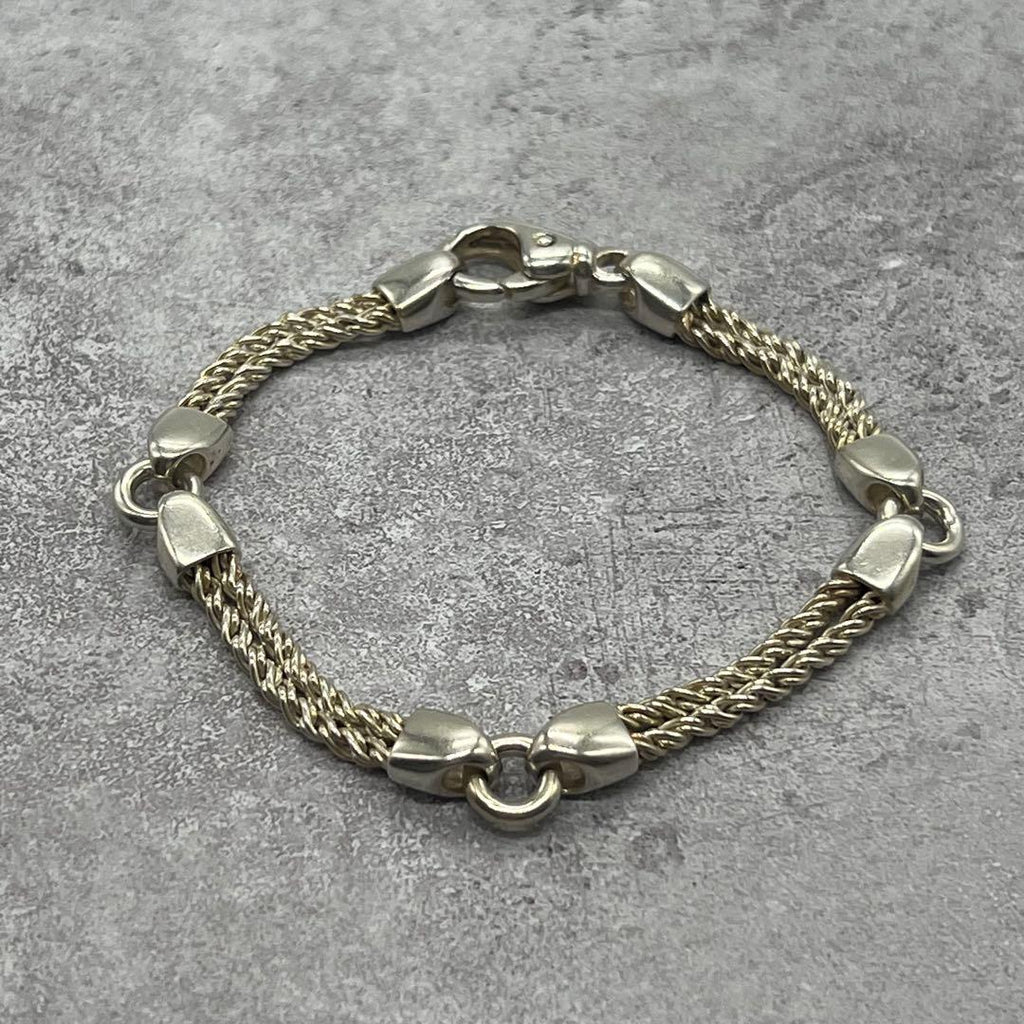 Tiffany & Co Double Rope Chain Link Bracelet