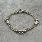 Tiffany & Co Double Rope Chain Link Bracelet