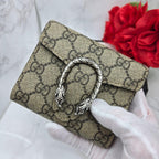 Gucci Fold Wallet Duonysus GG Supreme Taiga — view 3