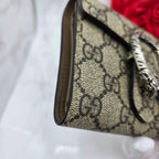 Gucci Fold Wallet Duonysus GG Supreme Taiga — view 5
