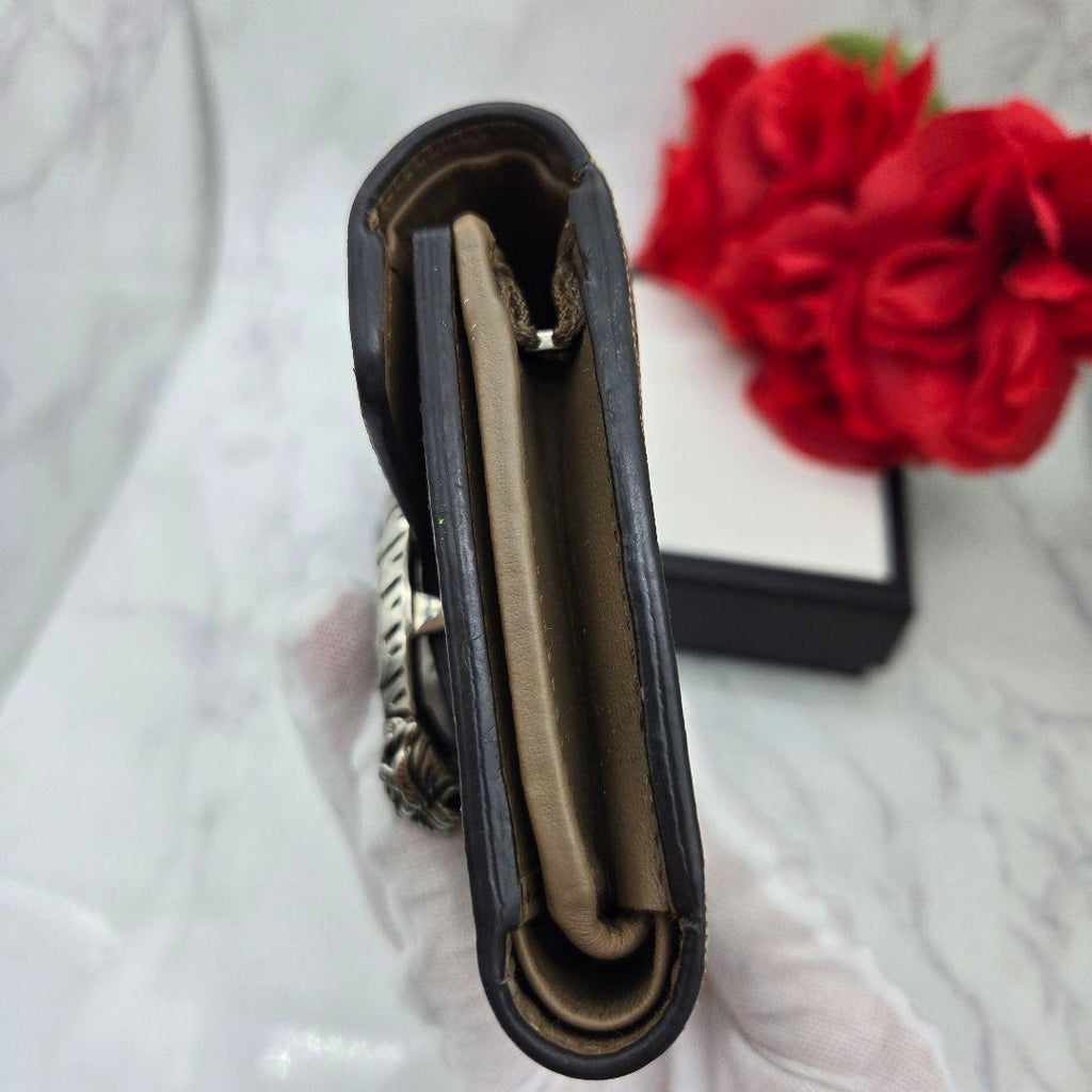 Gucci Fold Wallet Duonysus GG Supreme Taiga — view 8