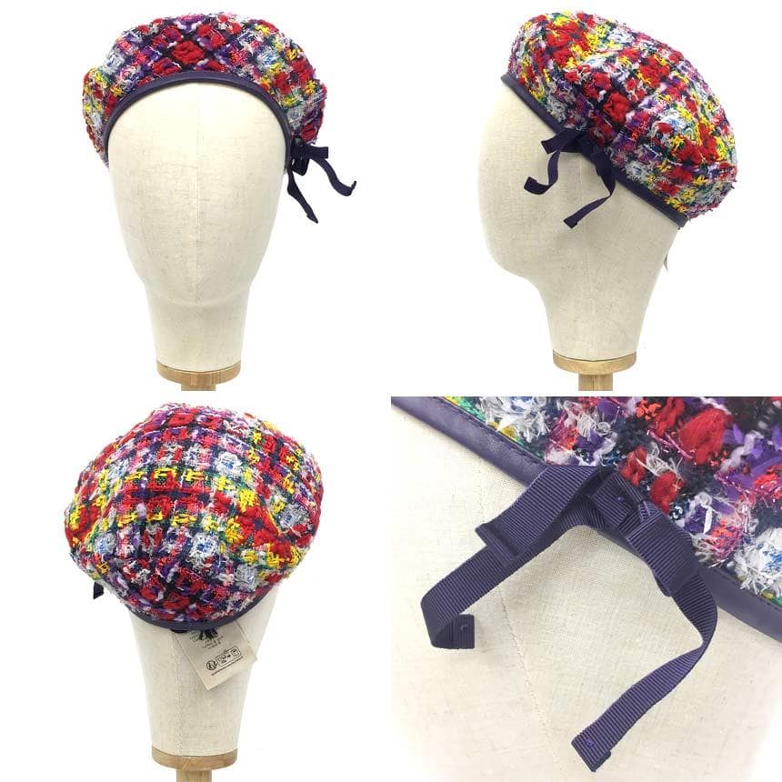Gucci Tweed Beret Size S Hat — view 2