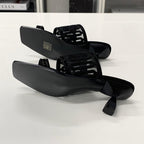 Hermes Gioia Suede Mesh Sandals Black — view 7