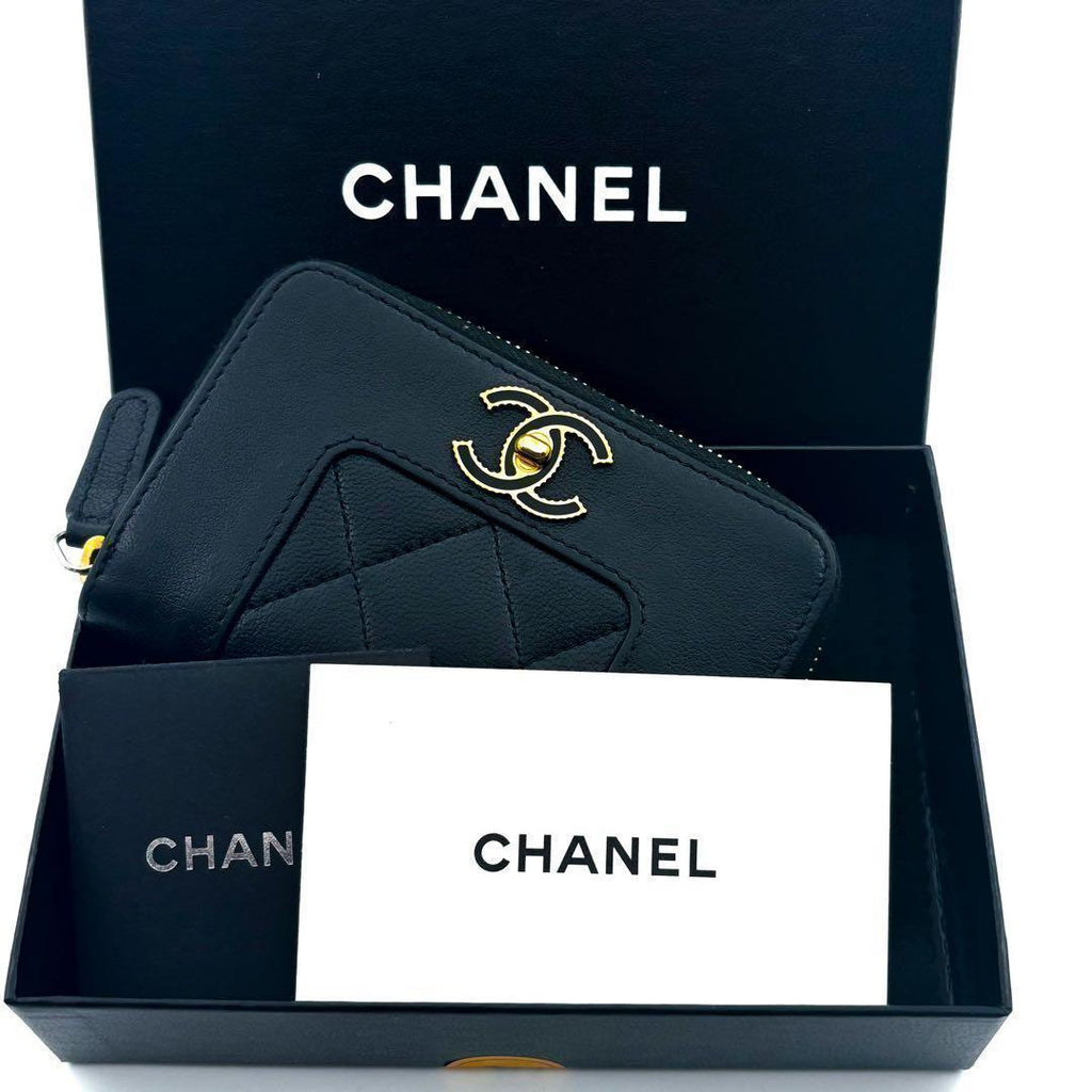 Chanel Wallet Mademoiselle Round Zip Coin Purse — view 3