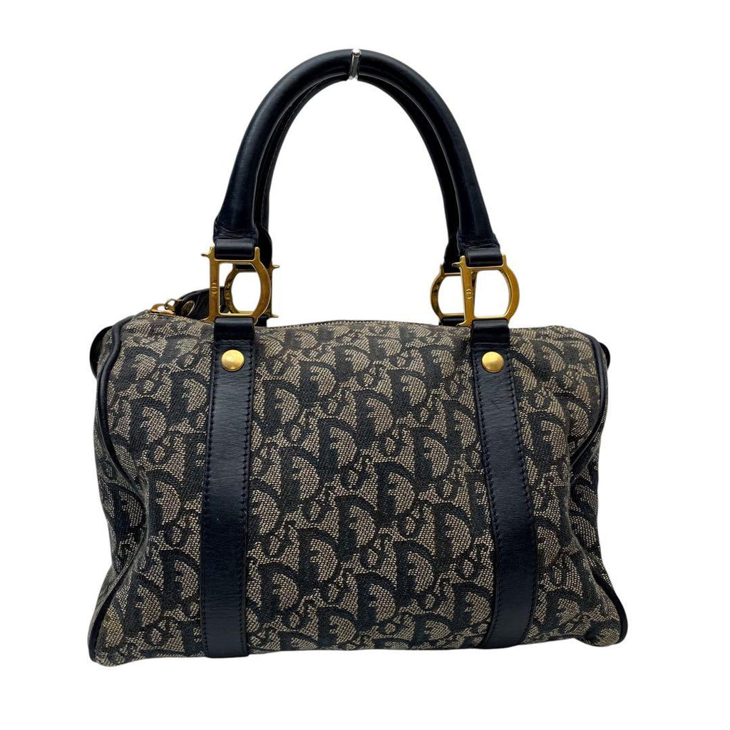 Dior Trotter Canvas Leather Mini Boston Hand — view 2