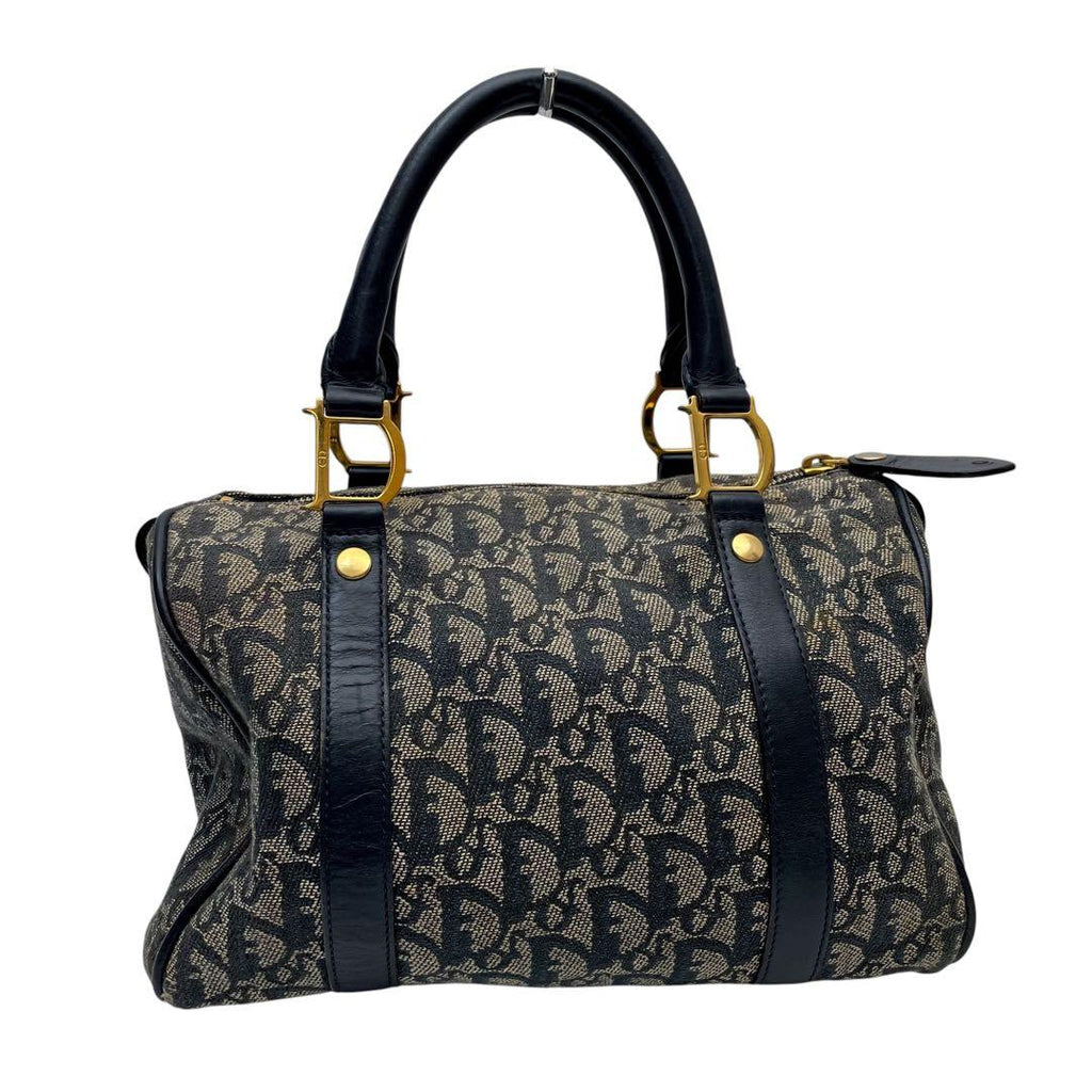 Dior Trotter Canvas Leather Mini Boston Hand — view 3