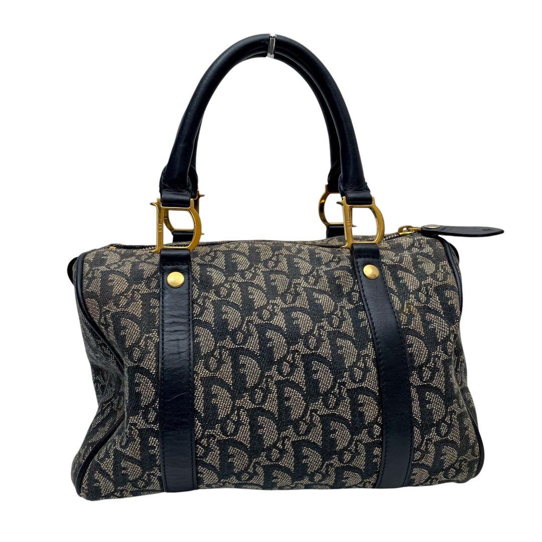 Dior Trotter Canvas Leather Mini Boston Hand — view 3