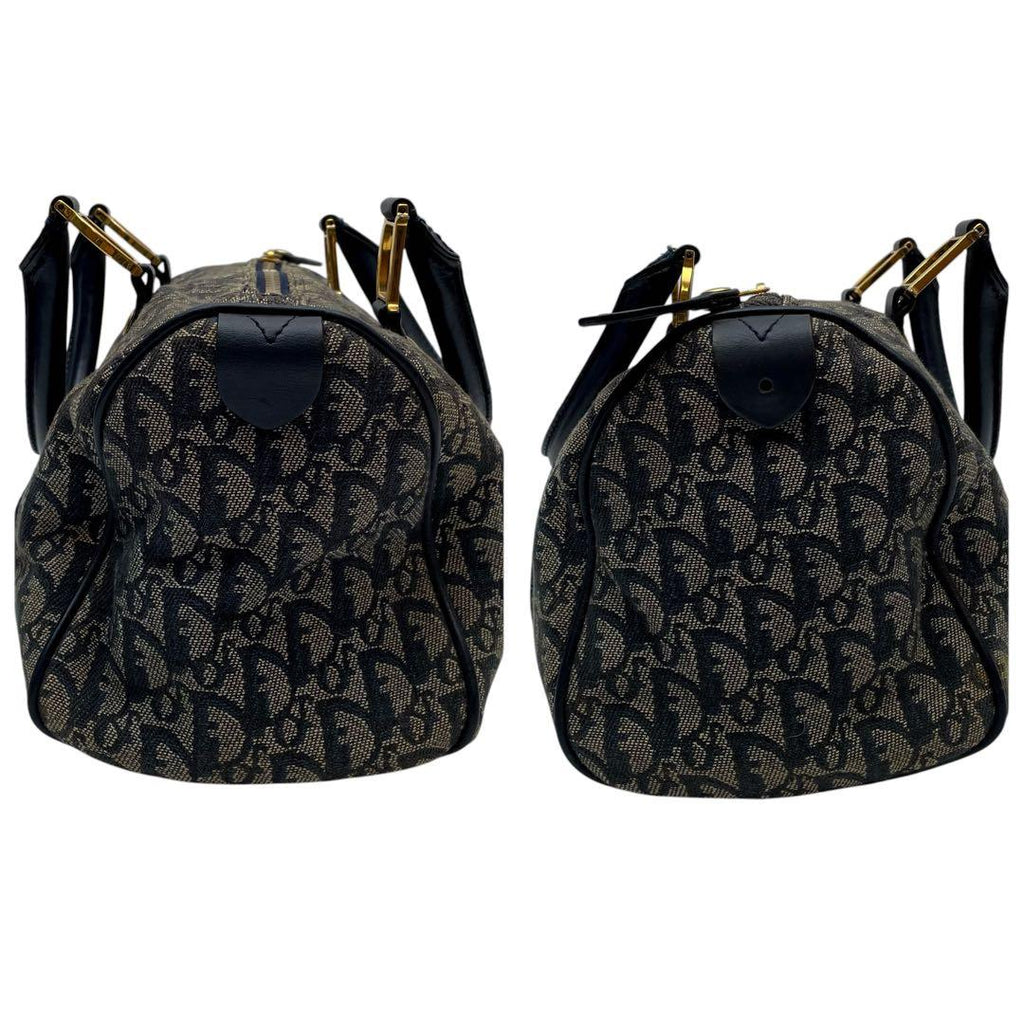 Dior Trotter Canvas Leather Mini Boston Hand — view 4