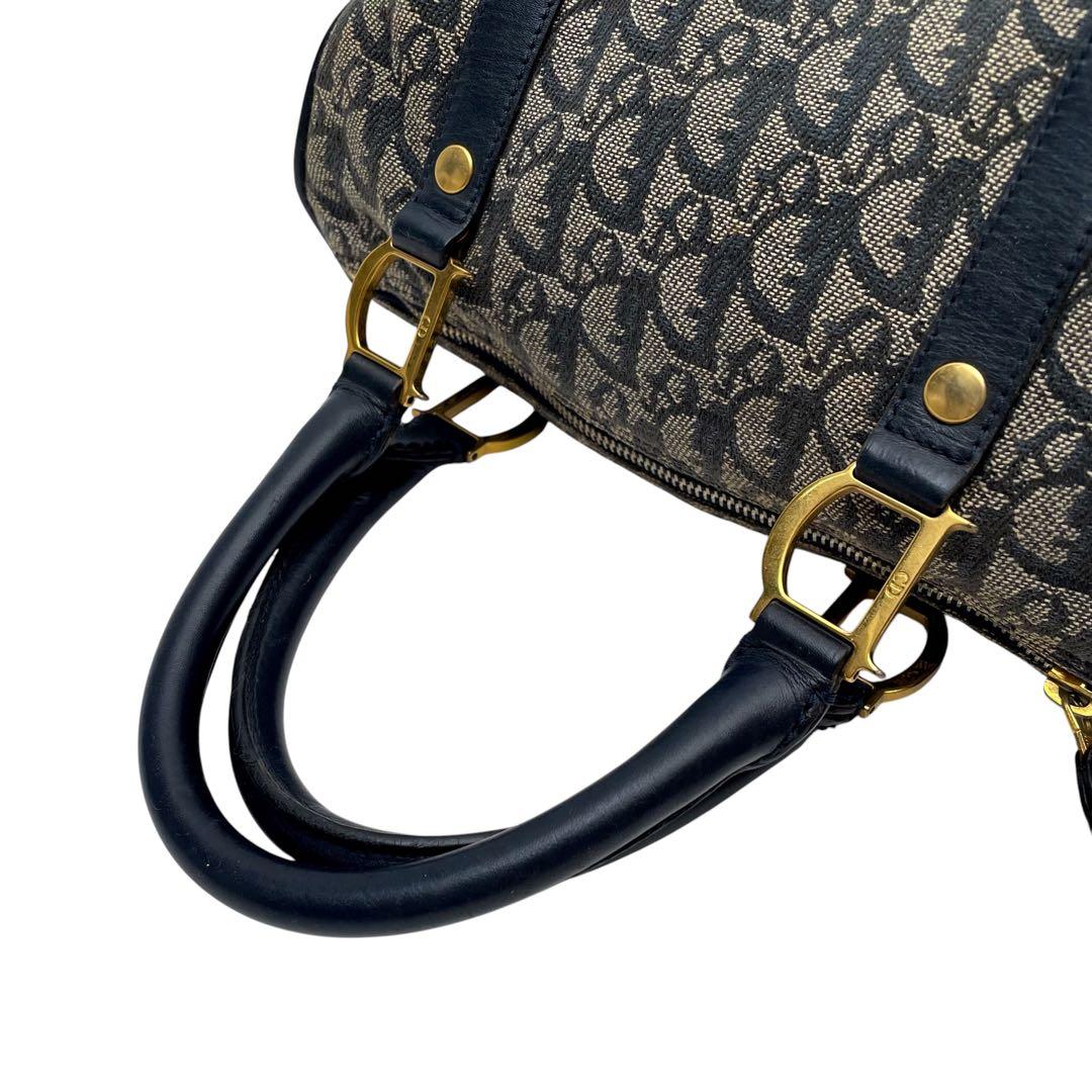 Dior Trotter Canvas Leather Mini Boston Hand — view 7