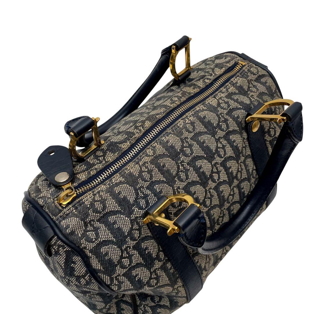 Dior Trotter Canvas Leather Mini Boston Hand — view 8