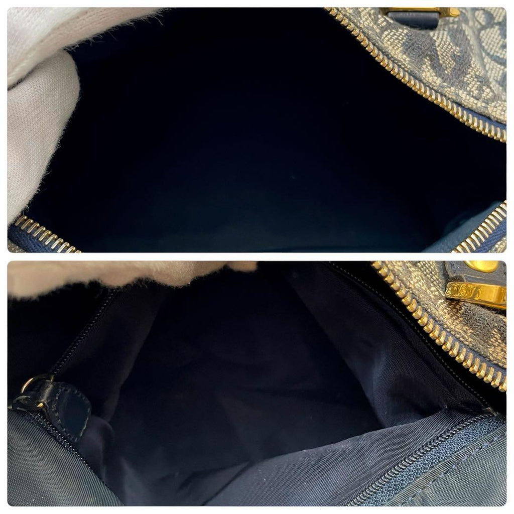 Dior Trotter Canvas Leather Mini Boston Hand — view 9