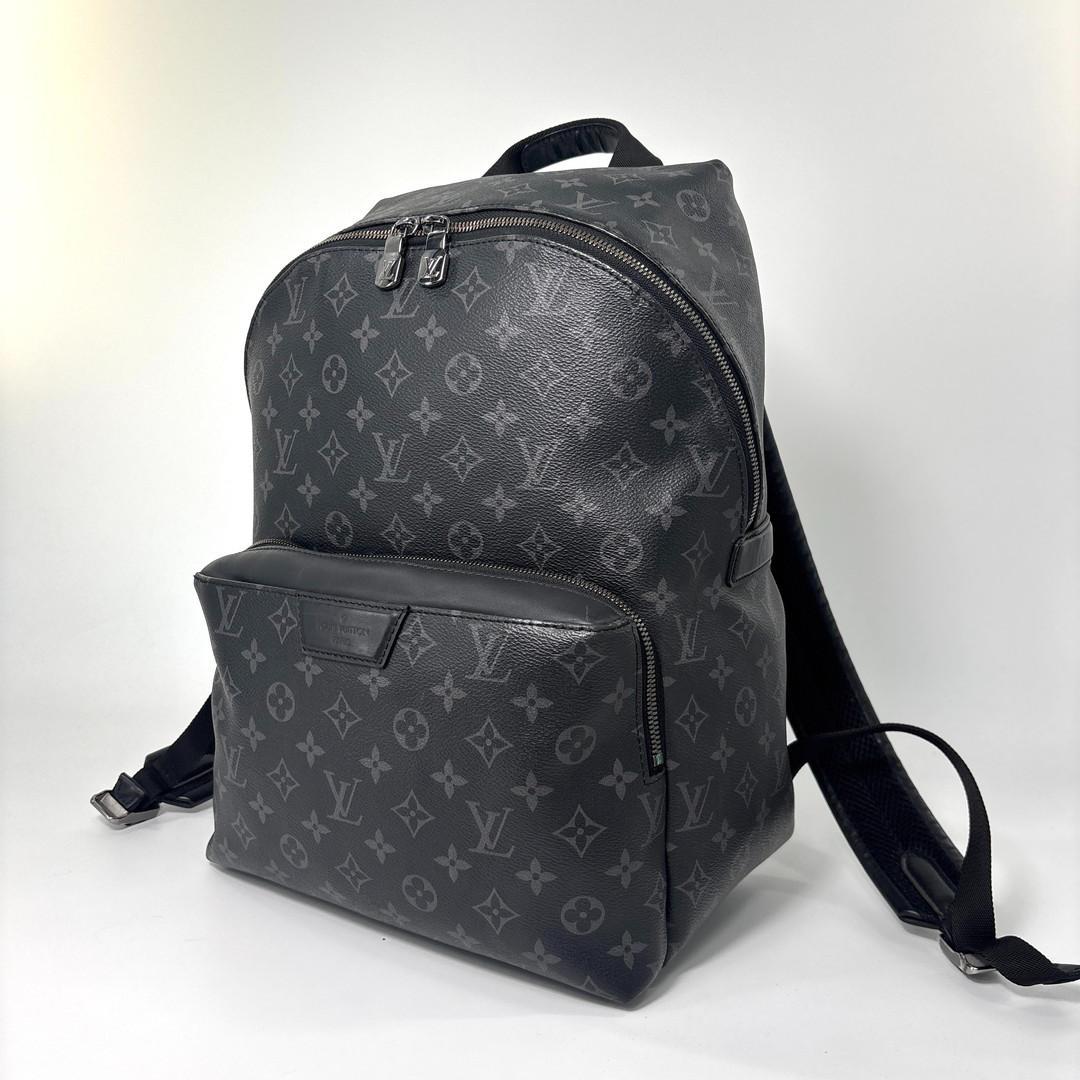 Louis Vuitton Monogram Eclipse Apollo Backpack Black — view 2