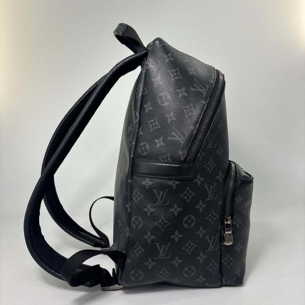 Louis Vuitton Monogram Eclipse Apollo Backpack Black — view 4