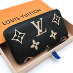 Louis Vuitton Empreinte Bicolor Zippy Wallet Black — view 2