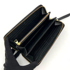 Louis Vuitton Empreinte Bicolor Zippy Wallet Black — view 3