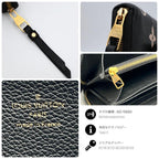 Louis Vuitton Empreinte Bicolor Zippy Wallet Black — view 9