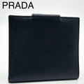 Prada Saffiano Bifold Compact Billfold Card Case