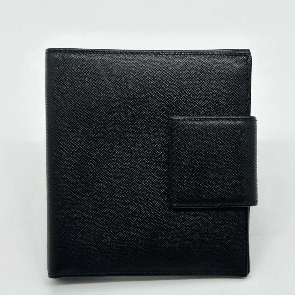 Prada Saffiano Bifold Compact Billfold Card Case — view 3