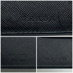 Prada Saffiano Bifold Compact Billfold Card Case — view 9