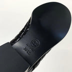 Chanel CC Logo Quilted Leather Wrinkled Long Boots — view 9