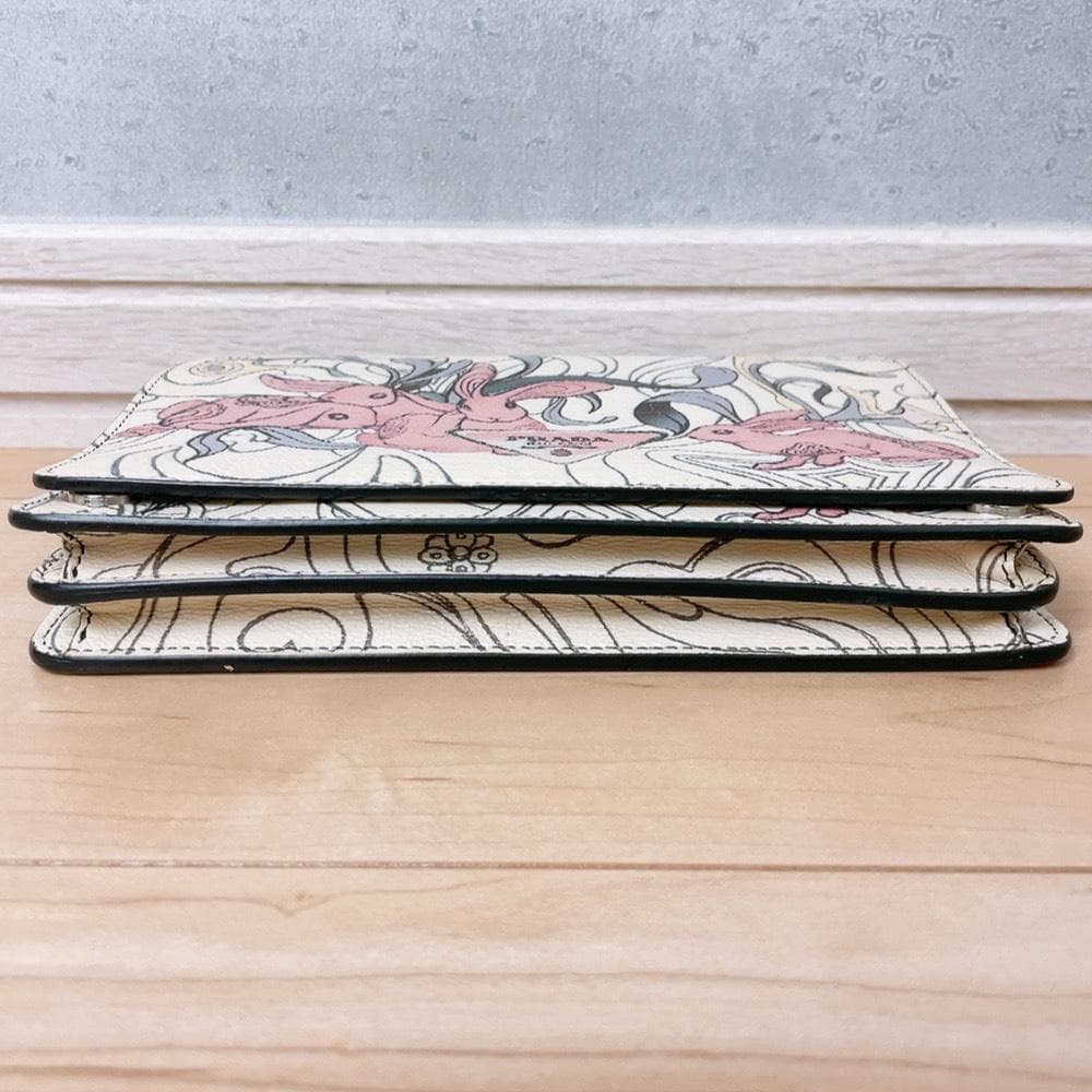 Prada James Jean Rabbit Chain Wallet Shoulder — view 4
