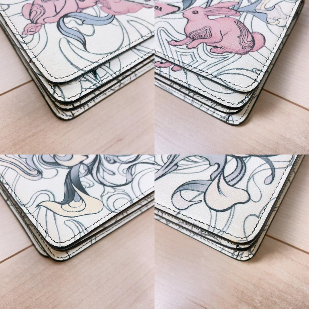 Prada James Jean Rabbit Chain Wallet Shoulder — view 5