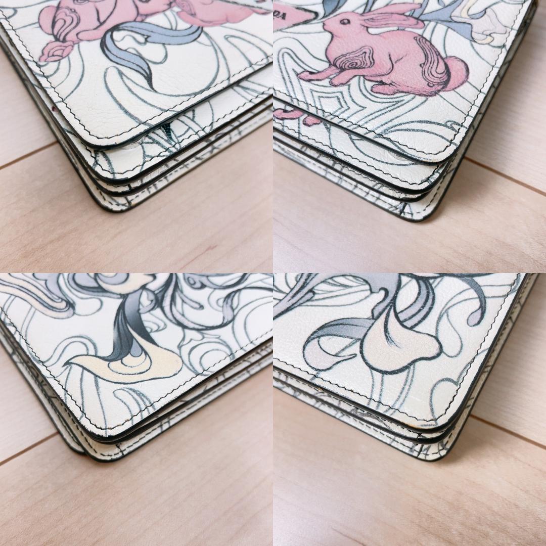 Prada James Jean Rabbit Chain Wallet Shoulder — view 5