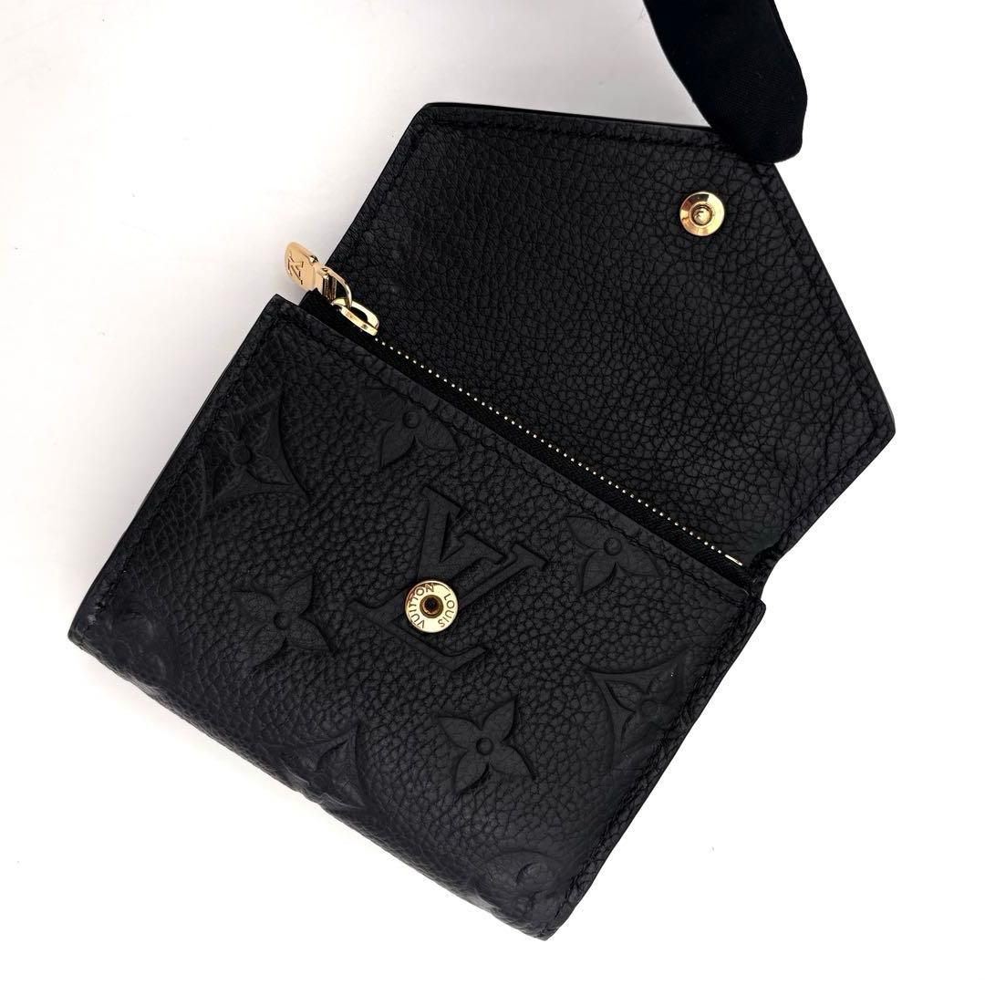 Louis Vuitton Monogram Empreinte Portefeuille Zoe Noir Wallet — view 3
