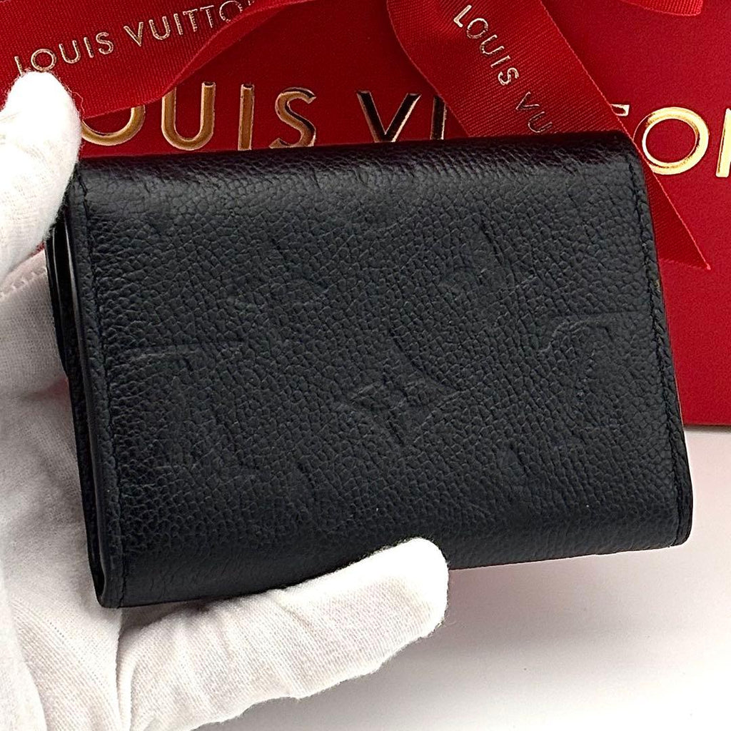 Louis Vuitton Coin Purse Wallet Empreinte Porte Monnaie Rosalie Black — view 2