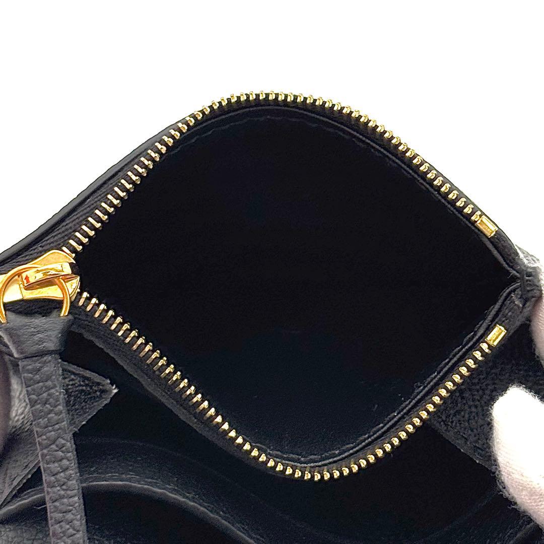 Louis Vuitton Coin Purse Wallet Empreinte Porte Monnaie Rosalie Black — view 6