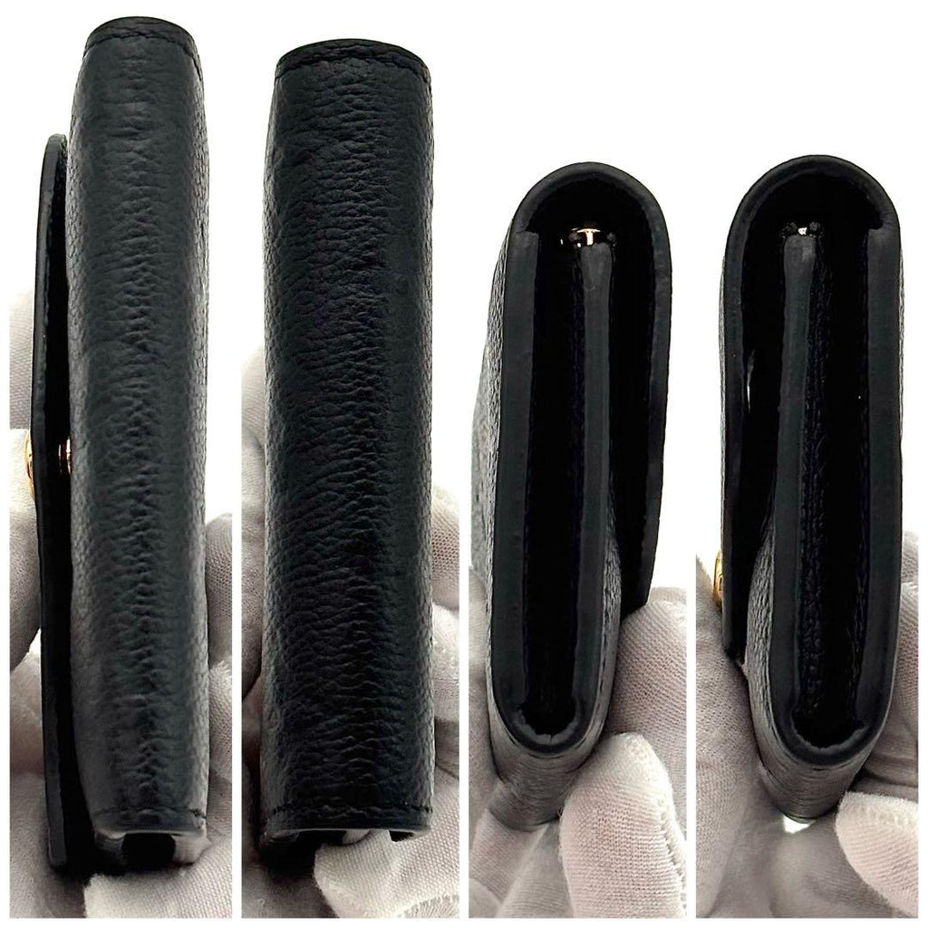 Louis Vuitton Coin Purse Wallet Empreinte Porte Monnaie Rosalie Black — view 7