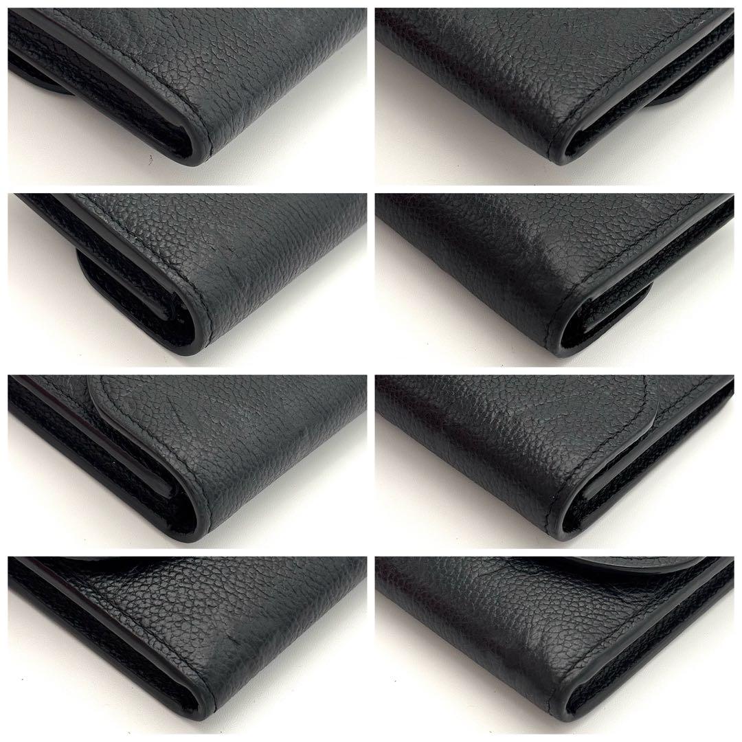 Louis Vuitton Coin Purse Wallet Empreinte Porte Monnaie Rosalie Black — view 8