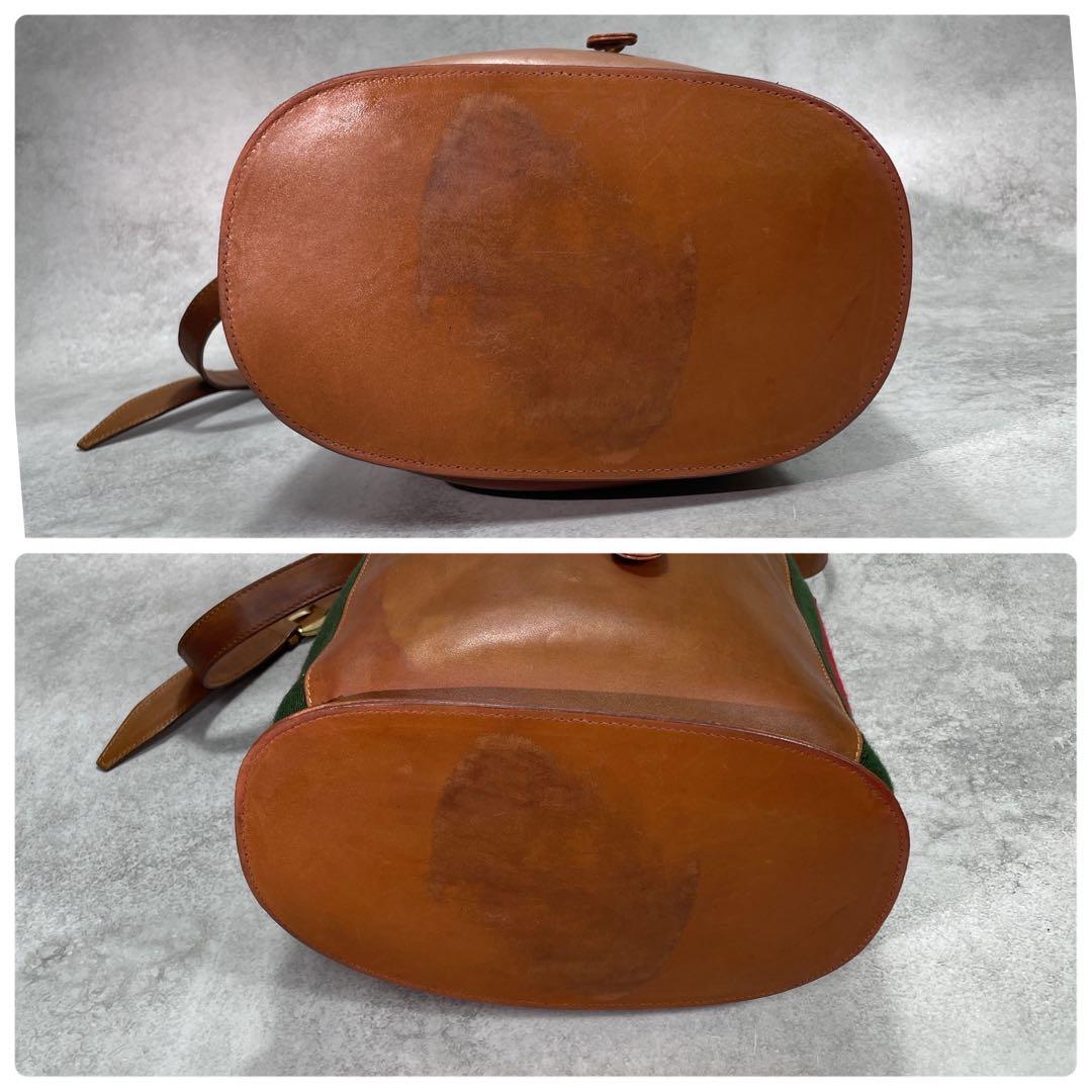 Gucci Sherry Line Shoulder Bag Brown Leather — view 8