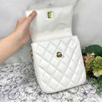 Chanel Vintage Turnlock Quilted — view 9