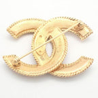 Chanel Brooch CC Logo Gold Vintage — view 2