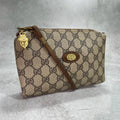 Gucci GG Shoulder Bag Brown Beige Logo